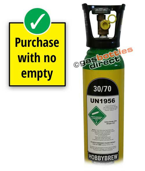 Hobbybrew 30/70 Gas New Full Cylinder